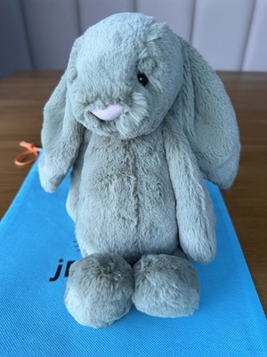 Jellycat Fern Bashful Bunny Medium Brandneu mit Etikett - selten & nicht mehr produziert - grün Plüsch