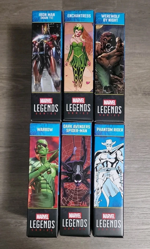 ML Phantom Rider, Spider man,Warbow, Werewolf by night,Enchantress, Iron man 6pk - Image 3 of 4