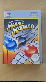 NES Marble Madness FRA near MINT COMPLET Notice et Poster CIB