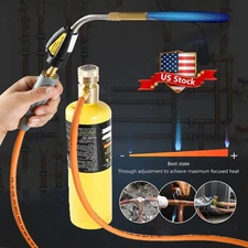 MAPP MAP-Pro Propane Self Ignition Gas Welding Turbo Burner Torch with 1.5m Hose
