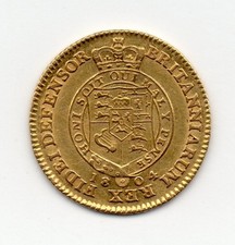 1804 Gold Half Guinea, George III