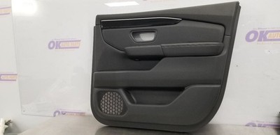 24 HONDA PILOT TOURING DOOR TRIM PANEL BLACK LEATHER FRONT RIGHT PASSENGER