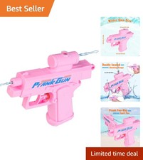 Durable Pink Two-Way Water Gun - Perfect Novelty Game for Summer Parties