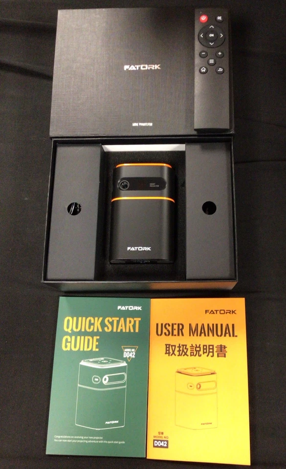 FATORK Mini Proyector con 5G WiFi, 1080P HD Pequeño Proyector Corto WIFI Clásico Foto 2 de 2