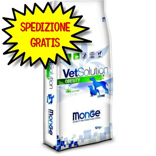 Monge VetSolution Obesity Cane 12Kg - Il Miglior Prezzo Online