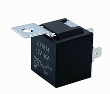 12V 30/40 Amp 5-Pin SPDT Automotive Relay with Wires  Harness Socket Set
