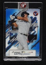 2025 Topps Pristine Blue Pulsar Refractor 23/75 Jasson Dominguez Domínguez 6q5