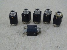  6 SwitchCraft 1/4" Enclosed Jacks , 795,754/68