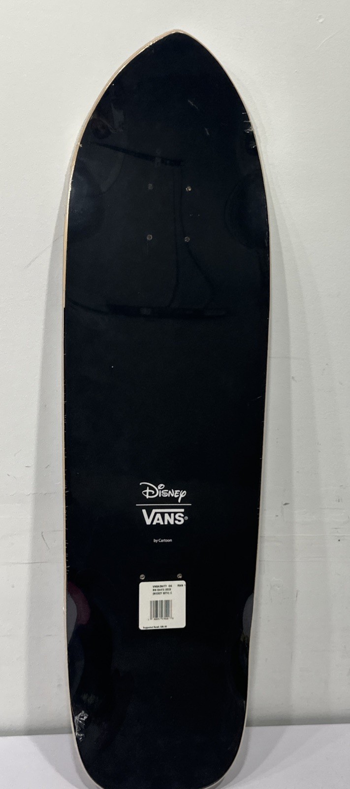 Disney VANS Black By Cartoon MN Skate Deck Mickey 90 New Sealed