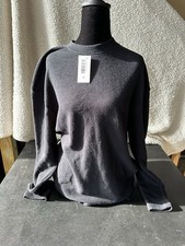 Women  s Small Black Zara Sweatshirt New With Partial Tag 