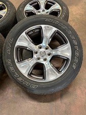 Set Of 4 Used 2674 19-26 Ram 1500 Charcoal Polished Rims On 27555r20 Tires Lt