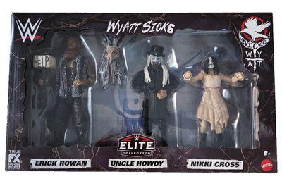 WWE Elite WYATT SICKS 3 Pack Walmart Exclusive Uncle Howdy Rowan