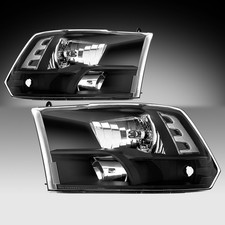 Pair Headlights For 2009-2018 Dodge Ram 1500 2500 3500 09-18 Headlamp Assembly