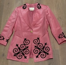 Escada Damen Blazer Größe 38 Schwarz Jacke ...