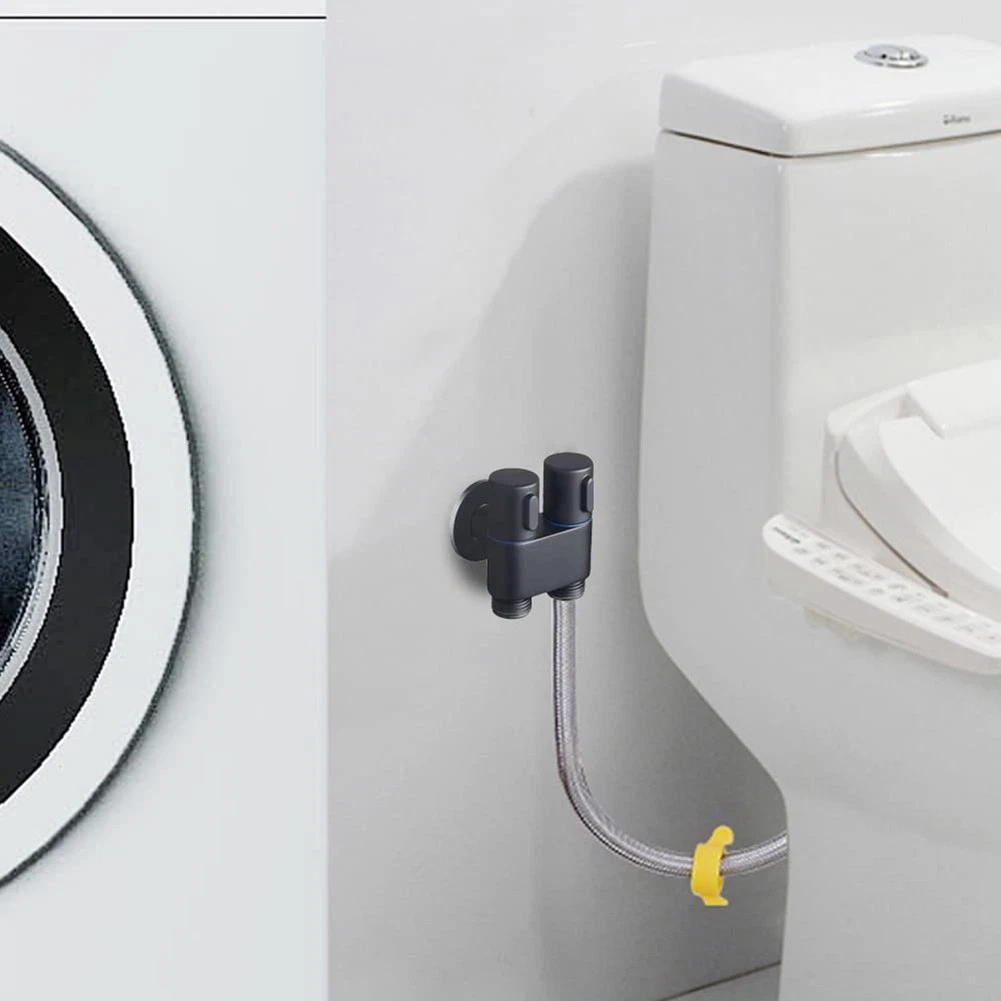 -Multifunktions-Wasserhahn Aus Messing, 1 Eingang, 2 AusgäNge, Dual-Control9262