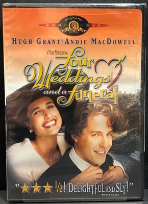 Four Weddings and a Funeral (DVD, 1999) New & Sealed Hugh Grant, Andie MacDowell