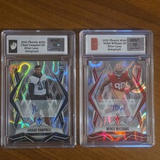 Panini Phoenix 2025 Football Rookie Silver Lava Auto Lot Campbell Williams