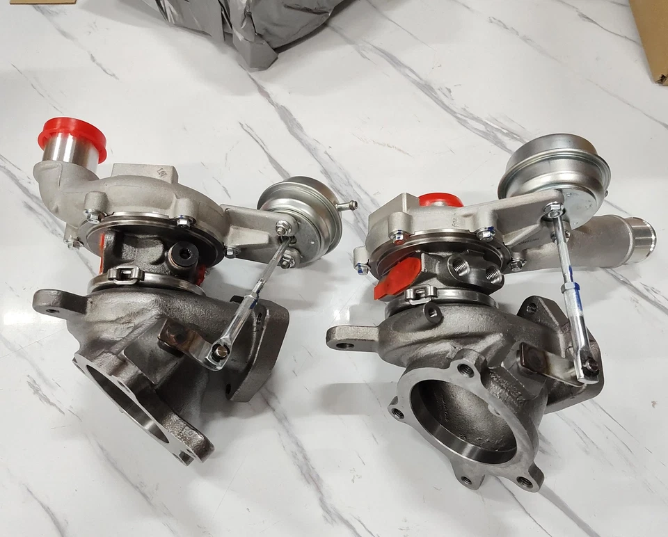 Turbocompresor izquierdo y derecho para Ford Explorer Flex Lincoln MKS MKT 2010-2019 3,5 L Foto 3 de 4