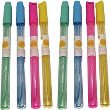 Sun Squad Bubble Wands   8pk   4oz Each 4 Assorted Colors   Dye Free  Non  Toxic