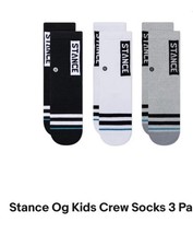 Stance Og Kids Crew Socks 3 Pack