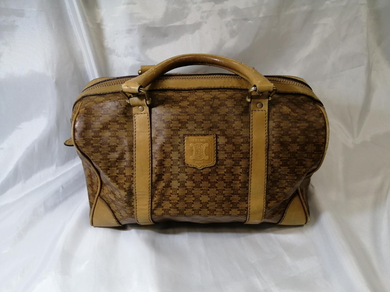 Boston Bag Model Macadam Pattern Mini Boston Bag … - image 1