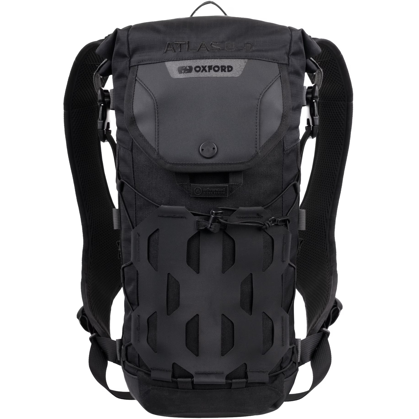 Oxford Atlas B-10 Advanced Motorcycle Motorbike Luggage Backpack - Black