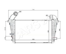 Ladeluftkühler Für OPEL ASTRA H A04 07-12 6302 082