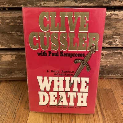 Clive Cussler White Death SIGNED! Hard Cover DJ. First Edition 1stPrint HC NICE!