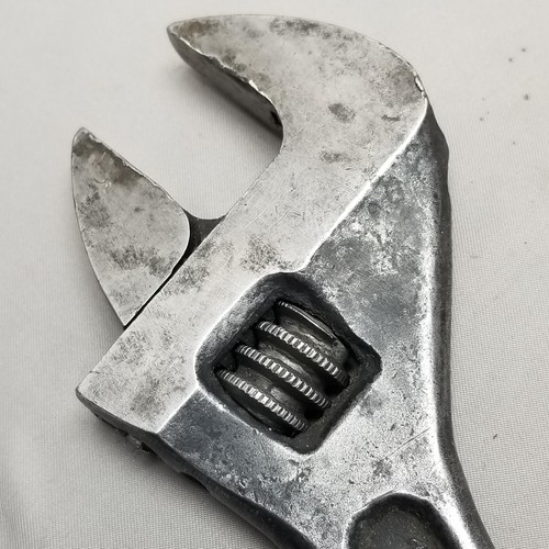 Proto 710-S Adjustable Wrench 10 In Forged Alloy Steel Black USA Made Heavy Duty - Picture 7 of 11