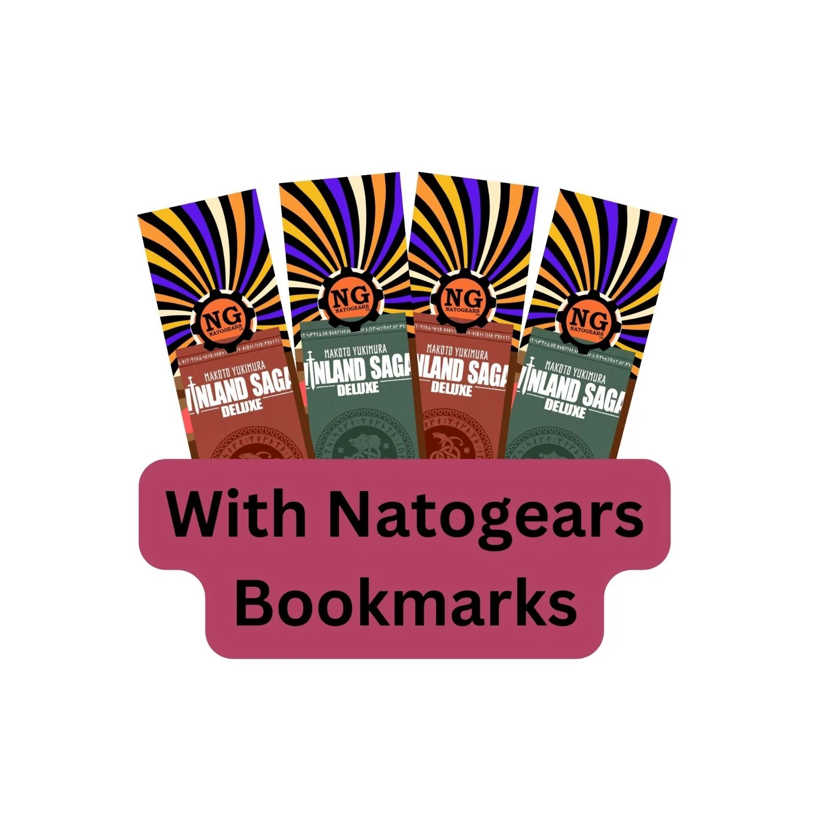 Vinland Saga Deluxe Manga Volumes 1-8 + Exclusive Natogears Bookmarks - Picture 2 of 4