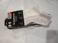 New Under Armour UA Essential Lite Lightweight No Show, size 13.5K-4Y 6 Pairs