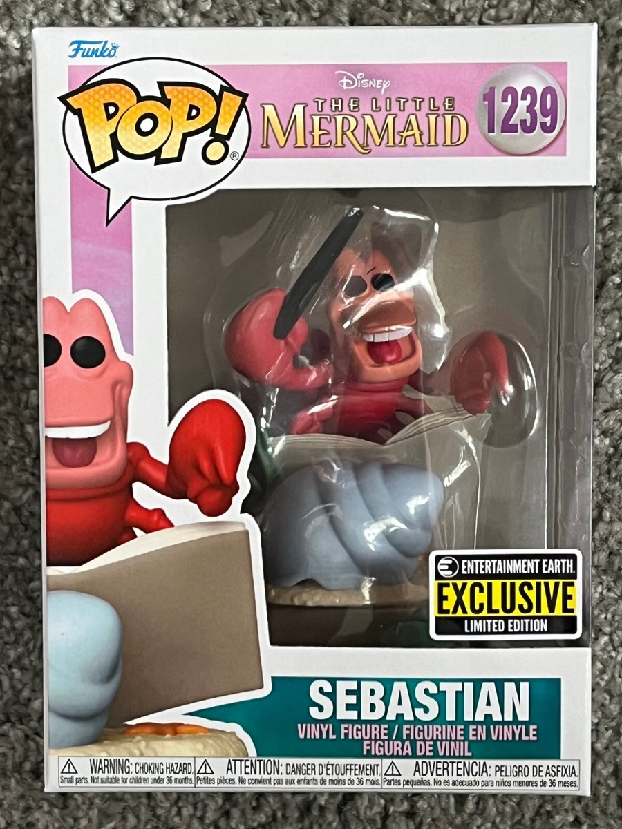 Funko Pop! Sebastian Aus Arielle – Limitierte Vinyl-Figur, Entertainment Earth Exklusiv, Ca. 9,5 Cm