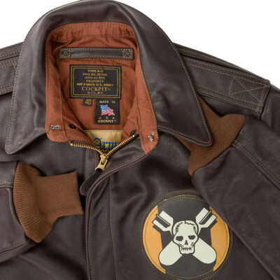 COCKPIT USA Aces and Eights Flight Jacket Z21V029 Made in USA | eBay