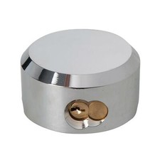 Round Concealed Shackleless Padlock 73mm Shutter Gate Door Van Replacement Lock