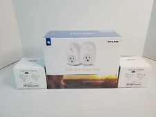 Meross (R210-134318) & TP-Link (HS100KIT) Smart Wifi Plug Bundle Sealed NIB
