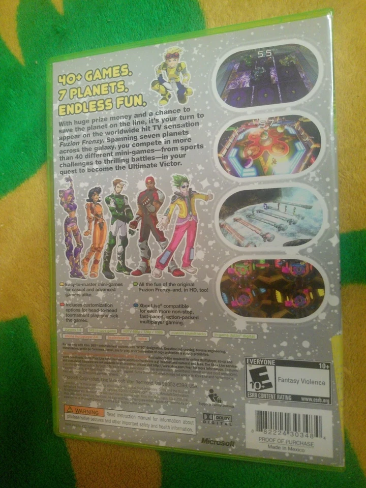 Fuzion Frenzy 2 Xbox 360 Game Case Only - Image 2 of 4