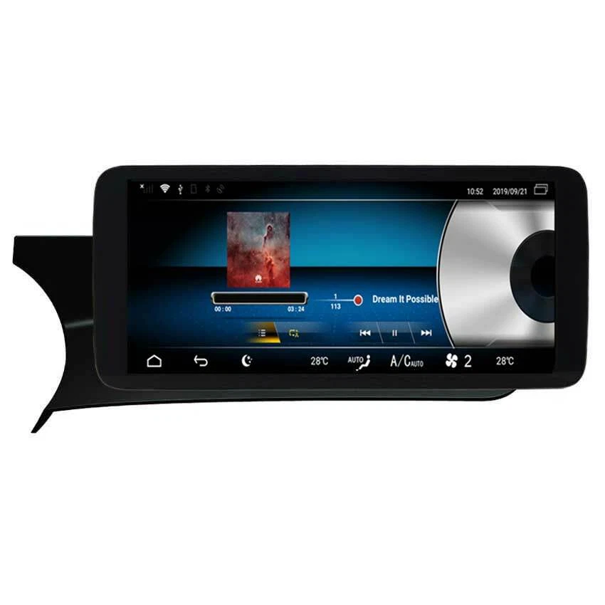 Android 12 Pantalla F Mercedes Benz C W204 Ntg 4 4.x Bluetooth USB Navi - Imagen 2 de 3