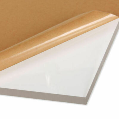 4 Pack 1/8'' (3mm) Clear Cast Acrylic Plexiglass 6'' x 12'' Sheet AZM