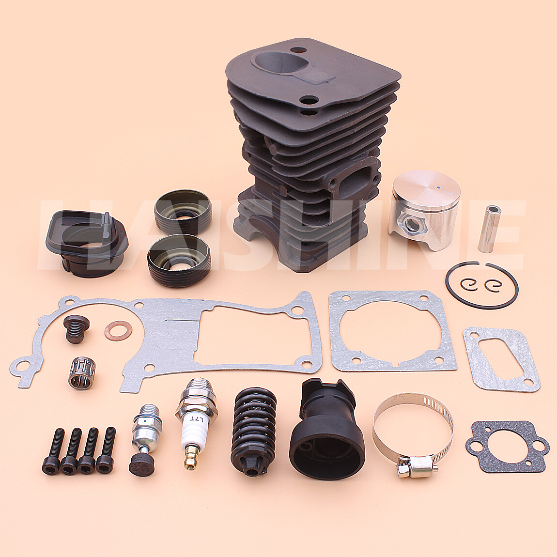 Cilinder 40 mm met Zuiger voor Husqvarna 340, Jonsered CS2141