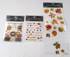 Thanksgiving Fall Stickers Papercraft Planner Supply Harvest Turkey