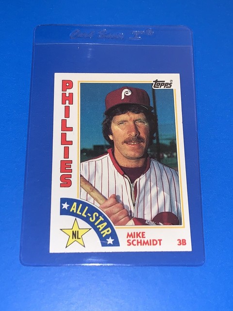 1984 Topps Mike Schmidt All Star Card 388 Philadelphia Phillies Set 