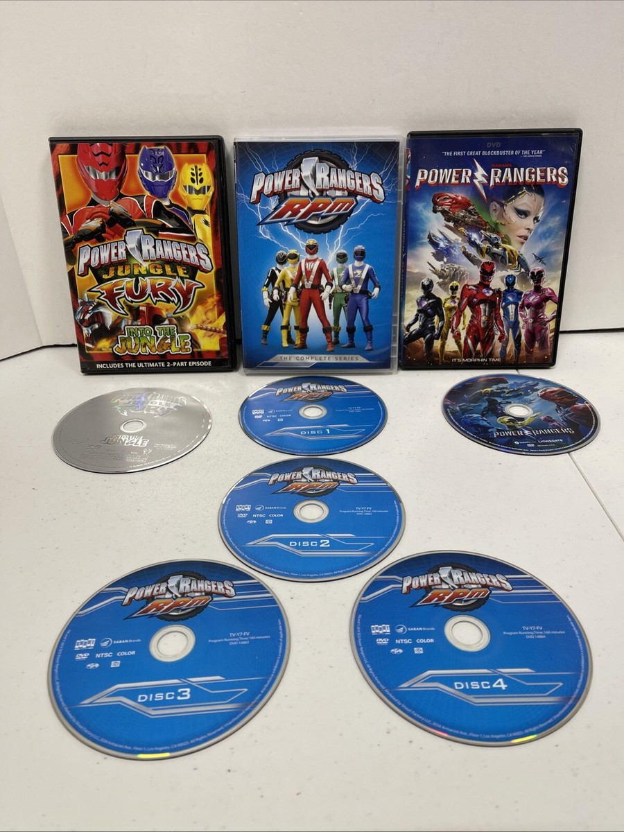 Power Rangers DVD Lot: RPM - The Complete Series 2018/Jungle Fury