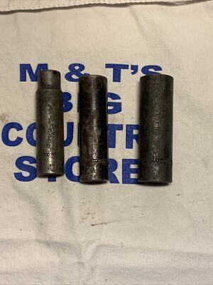 Matco Tools 1/2'' Drive 3pc Metric Pro Non-Slip Deep Impact Sockets 12, 15, 18MM