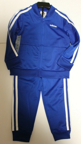 New Adidas Youth 2-piece Active Set Royal Blue Size 6 - Picture 2 of 3