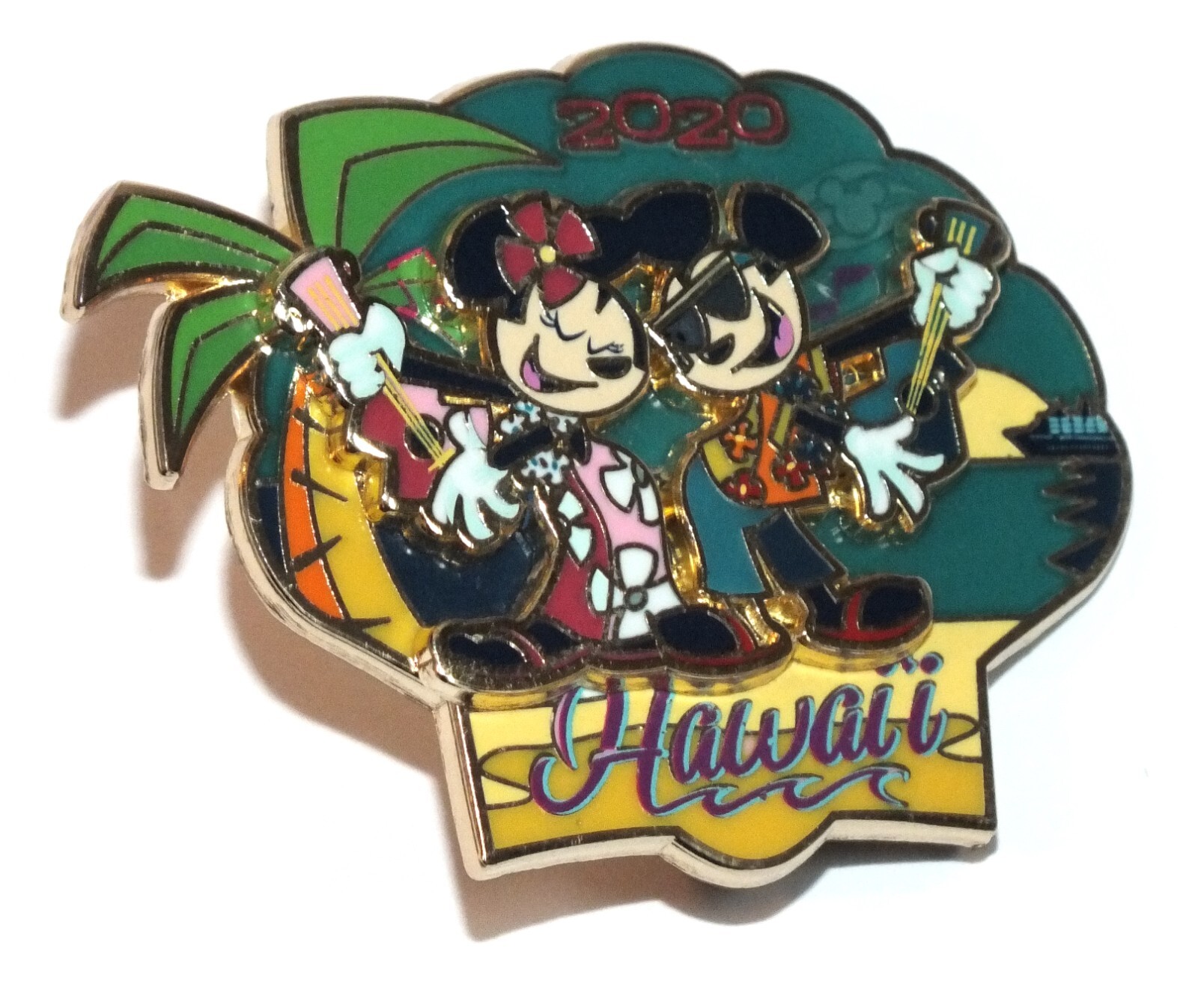 Disney Pin Trading Disney Cruise Line Hawaii 2020 Mickey Minnie Mouse