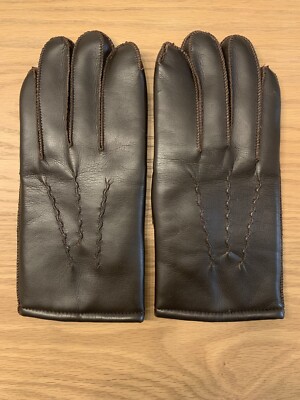 Faux Leather Driving Gloves Men s One Size Fits all