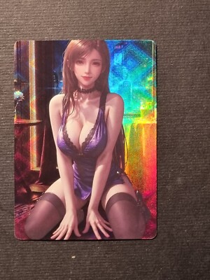 TIFA LOCKHART - FINAL FANTASY - SEXY DESSOUS - HOT STRUMPFHOSE - HOLO CARD