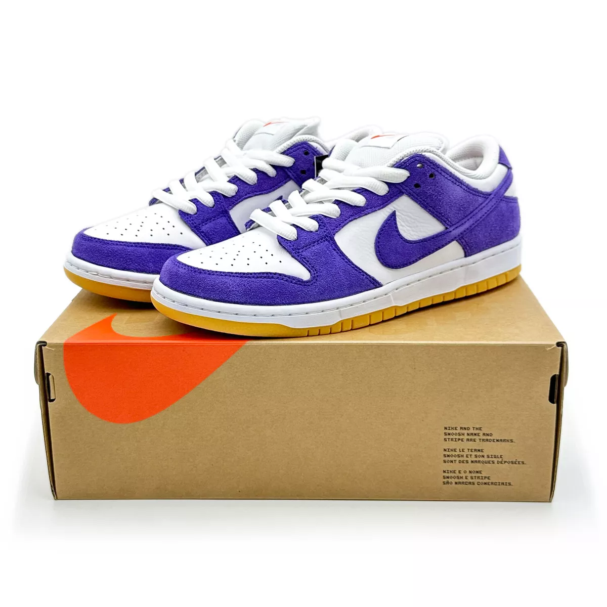 DV5464-500 Nike SB Dunk Low Pro ISO Orange Label Court Purple Gum