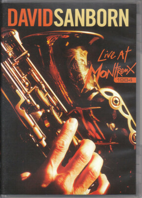David Sanborn Live At Montreux 1984 DVD (Eagle Vision) Nuovo e Sigillato
