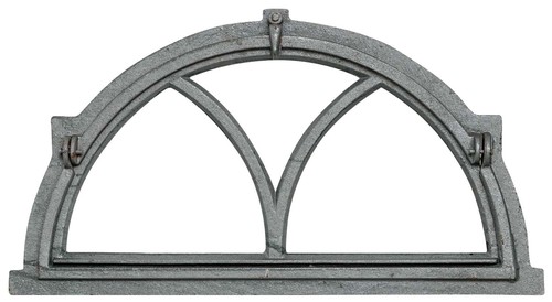 Fenster zum Öffnen Stallfenster Eisenfenster Klappfenster Eisen 70cm Antik-Stil - Bild 5 von 7
